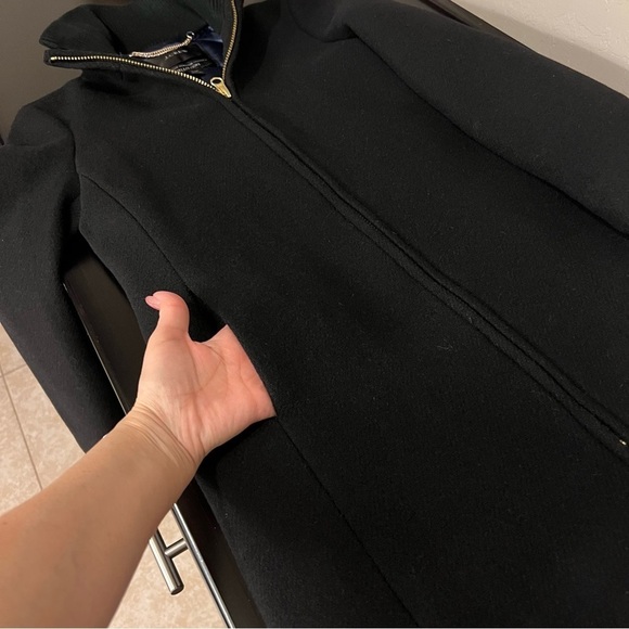 J. Crew Nello Gori Lodge coat in Italian stadium-cloth wool black full zip, 00P - Picture 3 of 11